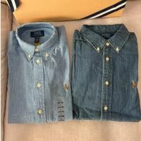 ราคา [พร้อมส่ง]Polo Ralph Lauren Cotton chambray shirt_Boys (48452673808)