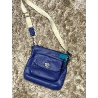 ราคา (Used like new) กระเป๋า COACH - PARK LEATHER SWINGPACK (Blue) (25241040624)