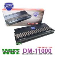 ราคา DM hipower เครื่องเสียงรถยนต์ เพาเวอร์แอมป์ คลาสดี ลำโพงขับซับวูปเฟอร์ ซับเบส ClassD DM-11000 (17197535021)