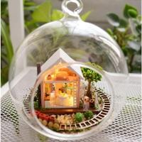 ราคา บ้านตุ๊กตา บ้านจิ๋ว สวนขวด Memory of Train ร้านไทยส่งไวได้ของเร็ว บ้านจิ๋วในโหลแก้วพร้อมขาตั้ง (2593597601)