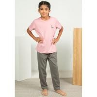 ราคา Skechers สเก็ตเชอร์ส ชุดเซทเด็ก Kids Home Wear 2 In 1 Knit Set - SL425K284-02PG (43926086079)