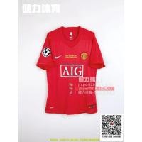 ราคา Manchester United Retro Jersey 07-08 Manchester United Home Jersey 2008 Championship Finals Manchester United Jersey c Row Team Jersey Football Jersey (48609698563)
