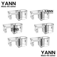 ราคา YANN 6 ชิ้น Fish Tank Planter, Aquarium อุปกรณ์เสริม Mini ขนาด Aquarium Plant Holder, 6 ชิ้นโปร่งใส PC Aquascape เนอสเซอรี่ถังปลา (50655067792)