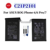 ราคา ▥ 6000Mah C21p2101 เปลี่ยนแบตเตอรี่สําหรับ Rogโทรศัพท์ โทรศัพท์ 6 Proโทรศัพท์ 7 แบตเตอรี่ + (41415086358)