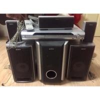 ราคา Sony home theater เครื่องเล่น พร้อมลำโพง รีโมทใช้งานได้ดีปกติทุกฟังชั่น สภาพ ดี มือเดียวของแม่ค้าเอง แถมสาย hdmi (3716962468)