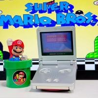ราคา Nintendo Game Boy Advance SP 001 (Platinum Silver) GBA Sp เกมบอย แอดวานซ์ เอสพี AGS-001 ของแท้ (54509598153)