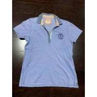 ราคา เสื้อยืดแขนสั้น มือสอง Portland เสื้อโปโล ใส่สบาย สีฟ้าอ่อน ปกสีเทา ไซส์ M (23267234841)