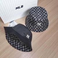 ราคา พร้อมส่ง MLB Monogram Classic Reversible Bucket Hat หมวกปีกสีดำ logo NY รุ่นนี้ใส่ได้ 2 ด้าน (22173112828)