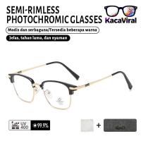 ราคา 2in1 Photochromic แว่นตาป้องกันรังสีแว่นตากันแดดผู้หญิง unisex (46409434160)