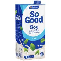 ราคา แซนนิทาเรียมโซกูดน้ำนมถั่วเหลืองไลท์ 1ลิตร Sanitarium So Good Soy Milk Lite 1ltr. [หมายเลขบาร์โค้ด 9300652511918 ] (57402903268)