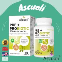 ราคา พร้อมส่ง Ascuoli Probiotics for Women & Men - 300 Billion CFU 22 Strains Probiotics 60 cap โปไบโอติก (25920042981)