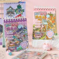 ราคา WEI 26 ชิ้น [ชุดเมืองผจญภัย] สติ๊กเกอร์ภูมิทัศน์ Adventure Town 3D วัสดุกันน้ําขนาดเล็กหนังสือสะสมห้องสมุดสไตล์การ์ตูน (41576458833)