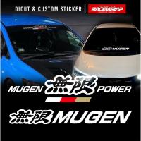 ราคา สติกเกอร์ MUGEN POWER ไซต์ XL สำหรับติดกระจกหน้า MUGEN DECAL สติกเกอร์ติดกระจกหน้า (26224061587)