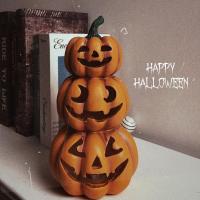 ราคา ไฟLEDฟักทอง สำหรับปาร์ตี้ วันฮาโลวีน Halloween Pumpkin Lantern, Autumn Decoration LED Pumpkin Decorative (27158854577)