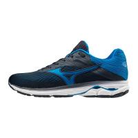 ราคา Mizuno รองเท้าวิ่งผู้ชาย Wave Rider 23 (2E) Wide | Navy Blazer/Skydiver/White ( J1GC190428 ) (7620517748)