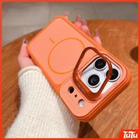 ราคา TuTu หรูหรา skin-feel frosted เลนส์โลหะวงเล็บแม่เหล็กสําหรับ iPhone 17Air 17 16 15 14 13 12 11 Pro Max Plus enclosed soft edge กันกระแทกเคสโทรศัพท์ (53608179087)
