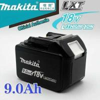 ราคา Makita แบตเตอรี่ลิเธียมไอออนแบบชาร์จได้ 18V 5.0A/6.0AH/9.0Ah BL1850 BL1880 BL1860B LXT400 พร้อมที่ชา (42576352354)