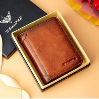 ราคา 【WilliamPOLO】 WilliamPOLO Wallet Men Short Wallet Genuine Leather Retro Wallet (46656993673)