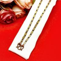 ราคา สร้อยคองานดิบทองเหลืองลายปล้องอ้อยเหลี่ยมตัดลาย ความยาว 26 นิ้ว งานดิบไม่ได้ชุบ ทองเหลืองโบราณ #คลาสสิค#วินเทจ พร้อมส่ง (42273320267)