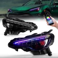 ราคา RGB LED Headlights for Toyota 86 GT86 2012-2021 Subaru BRZ 2013-2021 Scion FR-S 2012-2016 with Seq (46354414425)