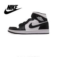 ราคา NIKE) AIR JORDAN 1 MID รองเท้าบาสเกตบอลชายและหญิง รองเท้าผ้าใบ AJ1 JORDAN 1 (27958645498)