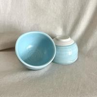 ราคา | เซรามิกญี่ปุ่นมือ2 | ชามบิดสีฟ้าอ่อน 10x6.5ซม (50559534405)