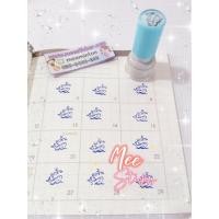 ราคา ตรายาง /ตราปั้ม สะสมแต้ม ขนาด50สตางค์(หมึกในตัว)ออกแบบฟรี พร้อมส่ง (26003377140)