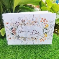 ราคา สมุดเซ็นอวยพรสมุดประสาทพร Save the date พร้อมส่ง (18685303013)