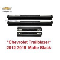 ราคา ชายบันไดประตู Chevrolet Trailblazer 2012-2019 สีดำด้าน เชฟโรเลต เทรลเบลเซอร์ คิ้วกันรอยขอบประตู ชายบันได สคัพเพลท (27725274717)