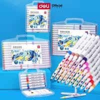 ราคา ปากกาอะคริลิค 12/24/36/48/60สี Deli ปากกามาร์กเกอร์อะคริลิค กันน้ำ เขียนได้ทุกพื้นผิว อุปกรณ์ศิลปะ (24534001850)