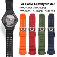 ราคา สายนาฬิกายางสําหรับ Casio G-shock Gravitymaster GW-3000B GW-3500B GW-2000 G-1200B G-1250B สายนาฬิกาผู้ชายสร้อยข้อมือ Diver ดําน้ํานักบินกีฬาเข็มขัดข้อมือ (26935228829)