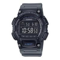 ราคา Casio Standard นาฬิกาข้อมือผู้ชาย สายเรซิ่น รุ่น W-736H-8B / สีดำ (17078276362)