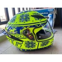 ราคา ของแท้ หมวกกันน็อค AGV รุ่น K1 Winter Test 2015 ลายไหมพรมสุดคลู ไซต์ S ใช้น้อยมาก รอยตำหนิตามภาพ (25040966475)