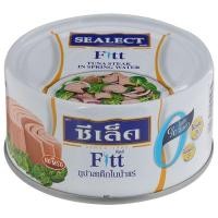 ราคา ซีเล็คฟิตต์ทูน่าสเต็กในน้ำแร่ 165กรัม Sealect Fitt Tuna Steak in Spring Water 165g. [หมายเลขบาร์โค้ด 8852021707459 ] (47203169868)