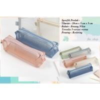ราคา กล่องดินสอสไตล์มินิมอล กล่องดินสอ Aesthetic Pencil Case Aesthetic Mesh Tube Pencil Case (40805712480)