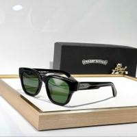 ราคา ZBSY Chrome hearts แว่นกันแดดอะซิเตทของผู้หญิงแว่นกันแดดกรอบกลมชาย MIDIXATHRILLII (50259840963)