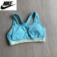 ราคา มือสอง Nike sport bra dri-fit สปอร์ตบราไนกี้ สีฟ้า (22285487831)