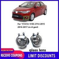 ราคา Hys (เลนส์กระจก) ไฟตัดหมอก ไฟตัดหมอก ไฟโคมไฟกันชนหน้าสําหรับ TOYOTA VIOS Third Generation gen 3 2013 2014 2015 2016 2017 2018 . คุณภาพ (20070214044)