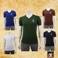 ราคา เสื้อซับในทหารเรือ คอวี เสื้อยืดทหาร สกรีนโลโก้ กองทัพเรือ ROYAL THAI NAVY สีดำ สีขาว สีกรม สีน้ำตาล สีเขียวทหาร (11788960823)
