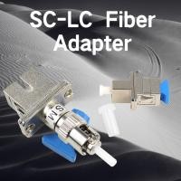 ราคา SC-LC LC-SC Fiber Optic Adapter Flange Coupler Low Insertion Loss Adapter Single Mode SC Female - LC Female Suit Wavelen (19943441475)