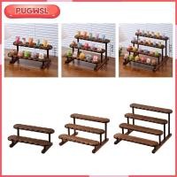 ราคา [pugwsl] รูปขาตั้งจอแสดงผล Cupcake Stand Holder ชั้นวางขนมหวาน Tiered น้ําหอมสําหรับของเล่นของสะสมขายปลีกตู้โชว์บนโต๊ะ (52106732363)