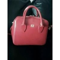 ราคา กระเป๋าสะพาย Guy Laroche 8 x 10 นิ้ว สีแดง Pastel มือสองภาพสวย 90% (15285274103)