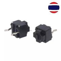 ราคา 2pcs ปุ่มกด เมาส์ Mouse Square Micro Switch Button EVQP0E07K Black Spots 6x6x7.45 (3553869090)
