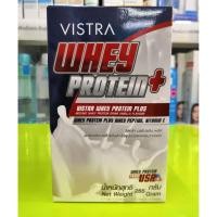 ราคา Vistra Whey Protein Plus (1 กล่อง) เวย์ โปรตีน 15 ซอง (2095589927)