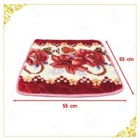 ราคา อาสนะ ผ้ากำมะหยี่ ลายดอกไม้สีเทา/ม่วง/ฟ้า/แดง ที่รองนั่งพระ เบาะรองนั่งพระ ใช้นั่งสมาธิสวดมนต์ (เบาะนั่งกำมะหยี่55*55) (7130470873)