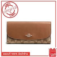 ราคา กระเป๋า coach f57319 Saddle ของแท้ 100% จาก USA กระเป๋าสตางค์ coach แท้ พร้อมส่ง มีหน้าร้าน (7303428046)