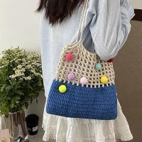 ราคา กระเป๋าถักโครเชต์สำหรับผู้หญิง แบบสะพาย-crossbody ขนาดใหญ่ ลายสีคมชัดพร้อมดีไซน์ขนสัตว์ ใหม่ล่าสุด (42979525228)