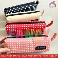 ราคา Shin Toeng กล่องดินสอ / กล่องดินสอ ผ้า Textured Polka Dot Motif ST 850A 1 ZIPPER / กล่องดินสอเฉพาะหรูหราสําหรับผู้ชายและผู้หญิง (40255747403)