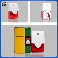 ราคา WL| Strobe Siren Alarm 103 DB Horn 12 V/24 V/220 V สายไฟกระพริบนาฬิกาปลุกกลางแจ้งตํารวจ Strobe Light Siren Alarm ใหม่ (44029774438)
