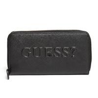ราคา กระเป๋าสตางค์ GUESS แท้ รุ่น Rigden สีดำ (1940628441)